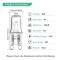 12 st G9 Halogenlampor G9 Glödlampa