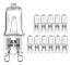 12 st G9 Halogenlampor G9 Glödlampa
