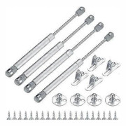 /EA/100N - Gasfjädrar - gasdämpare - Gångjärn för skåp - möbelskåpsdörrstöd - gasfjäderpump - järn - silver