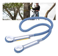 QD-Professionell räddningslina för bergsklättring, skyddande ögleögla för firning (blå 80 cm)
