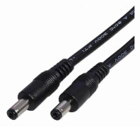 DC5521 Hane till Hane Adapterkabel - 18AWG Strömkabel för DC5.5mm x 2.1mm Enheter