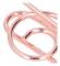 QD-100 st Pappersklämmor Bärbara Mini Elektropläterade Roséguld Söt Notform Metallklämma Kontorsmaterial