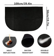 Fireproof Mat for Fireplace, Hearth, Grill - Floor Protector 50X100CM