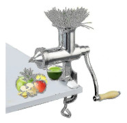 /HH/ Rostfritt stål vetegräs handpress manuell matskruv långsam press frukt vetegräs grönsak apelsinjuice extraktor hög kvalitet-m.2797