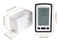 /NN/Trådlös regnmätare väderstation inomhus/utomhus temperaturlogger M13{F2}