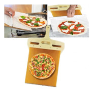 Glidande Pizza, Pala Pizza Scorrevole, Pizzaspade för att flytta pizza, Non-stick pizzaspade med 60x30cm
