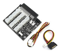 /EA/Eth Btc Mining Gpu 1100w/750w/1750w/2000w/2400w Psu Breakout Board 12 X 6pin