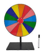 Lyckohjul Roulette Raderbart Återanvändbart Lyckohjul Bordsmodell Prishjul Enkel Montering Roulette Hjul 14 rutor