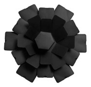 Explosionslåda, Presentlåda - Hexagon Svart