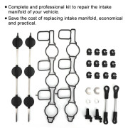 QD-Insugningsrör Swirl Flap Reparationssats 059129711CK Passar Audi A4 A5 A6 A8