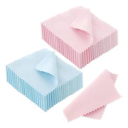 /EA/100-pack smyckesrengöringsdukar, färgglada smyckespoleringsdukar, smycken