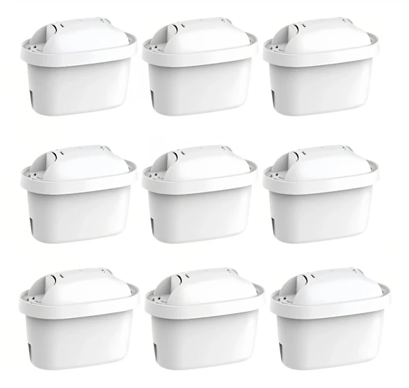 9-pack vattenfilterkanna ersättningsvattenfilterpatroner kompatibla med alla Brita