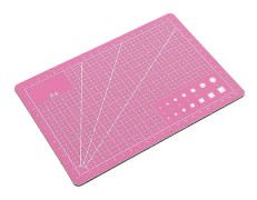 A5 Hållbar PVC Skärmatta Skärbräda Självläkande Handgjort DIY Verktyg Rosa