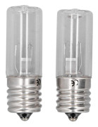 2 st Kylskåpslampa Skåplampa Deodorant Kvalsterborttagning E17 Lampa 10V 3W UVC Lampa