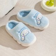 Kuromi My Melody Plyschtofflor Halkfria Vinter Hemmaskor för Flickor[JUN] 34-35(innersula20.5cm) cinnamoroll