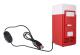 DC 5V 10W Litet Kylskåp, PC USB Portabelt Kylskåp, Kontor/Rum/Garage Kylskåp, Kylare/Värmare - Röd/Svart (Röd)