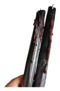 something different Vampire Tears Svarta Ljus - Set med 4 Blödande Ljus - Gotiska Ritualer Halloween