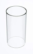 RYI-Stor Glaslykta för Orkanljus, Öppen i Båda Ändar, 7,6 cm Bred x 35,6 cm Hög Klar 3'' wide x 14'' tall