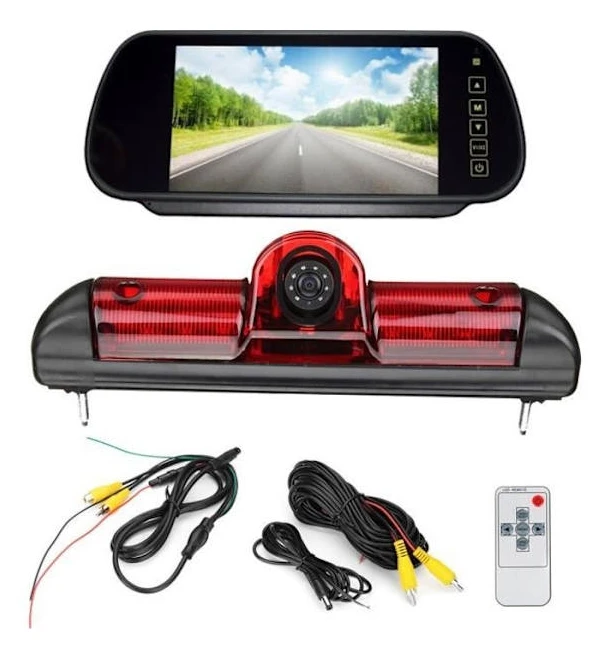 TEMPSA Vattentät Bil Backkamera LED Kit - 7 tums TFT LCD-skärm - För Fiat Ducato Peugeot Citroën Boxer Relay