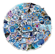 56 KPOP Devil Hunter Blå Derpy Koreansk Idol Film Vattentäta Notebook Stickers