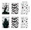 Halloween Window Decals, 6 Sheets Double-Sided Decals Hallowe