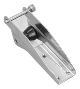 230mm Marin Ankarrulle Fjäderbelastad Pinne 304 Rostfritt Stål Svart Nylon Fairlead för Båtar och Yachter