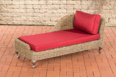 Recamiere Moss Ruby Red 69 x 147 x 64 cm 2