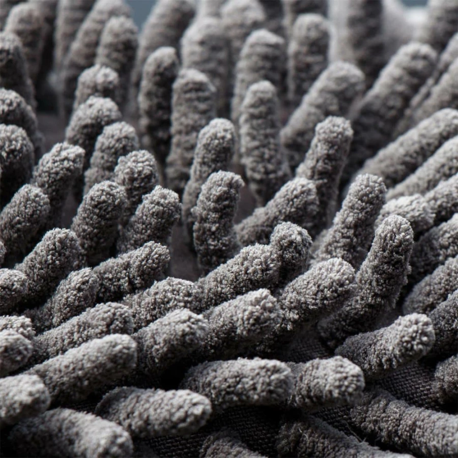 MICROFIBER DUST GLOVE, grå, gjord av absorberande polyester