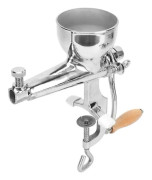 Manuell vetegrässjuicer tillverkad av rostfritt stål för att extrahera juice från selleri, grönkål, spenat, persilja, granatäpple, äpple och druva