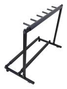 Gitarrställ, rymmer 5 gitarrer, robust design och skydd,svart