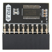 TPM 2.0 Krypteringssäkerhetsmodul 20Pin 2 10P Fristående Kryptoprocessor TPM 2.0 Modul för Win11 för Gigabyte för ASUS{wh}