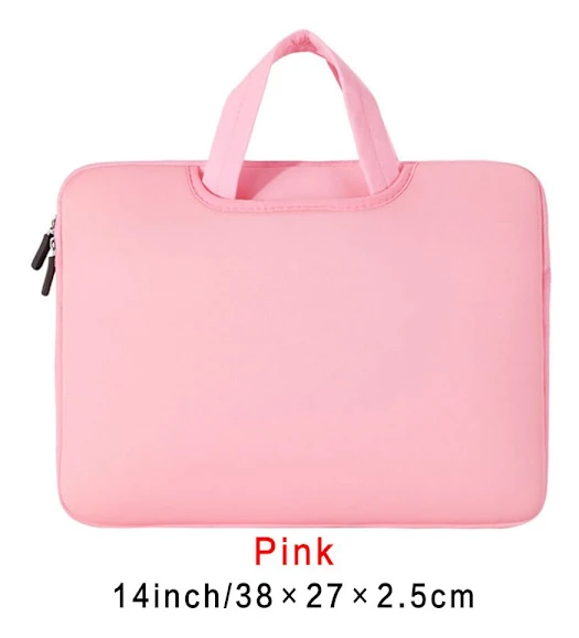 11 13 14 15 15,6 tums laptopväska för laptop MacBook rosa 14 tum