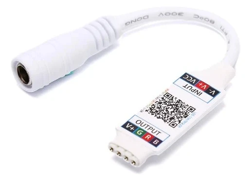 RYI-IC Wifi Bluetooth Kontroller DC 24V Ljusremskontroll Vit