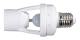 Rörelsesensor Lamphållare för E27-lampor, Automatisk ljusstyrning med PIR-sensor och Dag/Natt-detektering, Smart Lamp Lamphållare Adapter för Korridor
