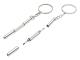 Small Pocket Size Double Sided Screwdriver for Your Glasses or Sunglasses as a Keychain, 2 pcs.