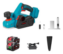 Elektrisk Planer, 30000 RPM, Sladdlös Design,2 Batteri 1EU Kontakt