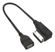 USB-ljudkabel med USB-adapter för Audi AMI MMI 2G 3G 3G+ - Perfet[pl]