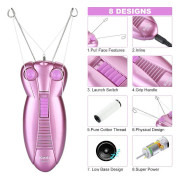 Elektrisk epilator för kvinnor för ansiktshårborttagning