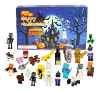 2025 Halloween blind box skräckspöke nedräkningskalender Halloween (24 block i världen)