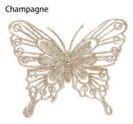 Julfjäril Falsk Fjäril Champagne