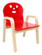 Barnstol HAPPY röd