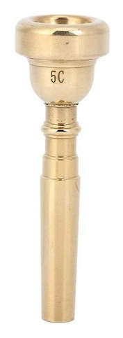 Horn Munstycke Guldpläterad Mässing Trumpet Munstycke 5c Trumpet Munstycke Musikinstrument Tillbehör