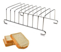 Rostfritt stål toastställ för toast för matsal för bröllop födelsedag julfest silver