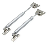 Gasfjäder Mjukstängande Gångjärn, Långsam Nedfällningsmekanism för Luckor, Långsamt Öppnande, för Köksluckor Skåp Skrivbord, 2 st 100N/22lb【PL】