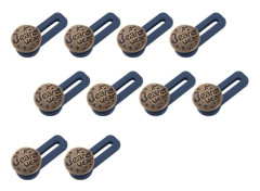 10 st Jeansknappar, Byxknappförlängare, Elastisk Metall Silikonknapp för Gravida Kvinnor, Jeans,