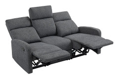3-sitssoffa, 161x91x98 cm, grå