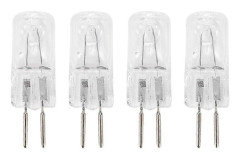 4 220V 35W G5, 3-stifts strömförsörjning dubbel halogenlampa varmvit (Mov)
