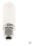 2x Jdd Typ 250w 220-240v E27 Frostad Halogenlampa Modellampa Rör (FMY)