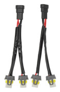 2 pcs 9005 9006 Male to H8 H9 H11 Female Power Cable for Truck Pickup LED Wire Connector