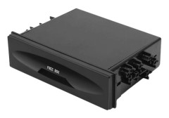 Universell bilförvaringslåda -38 Enkellagers Auto Enkel-DIN Radioinstallationsficka 177x5